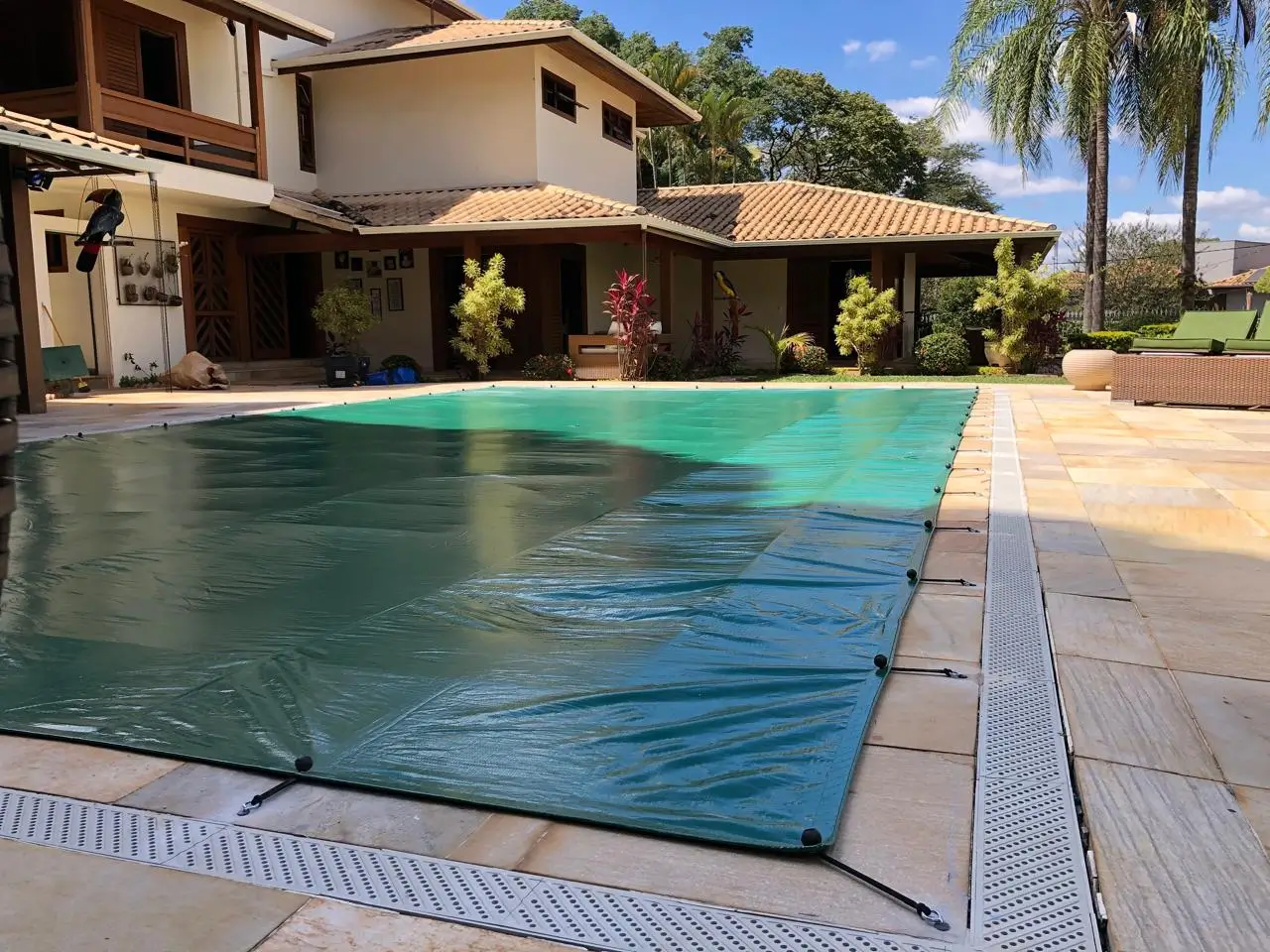 Capa de Segurança para piscina 